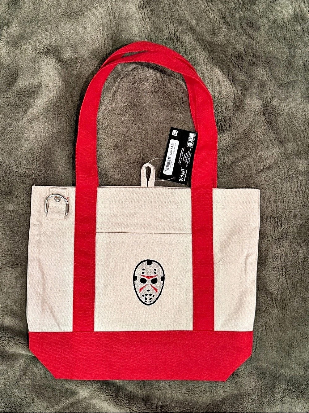 NWT Spirit Halloween Friday the 13th Jason Voorhees Tote bag 2026